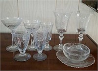Nice selection of matching glassware