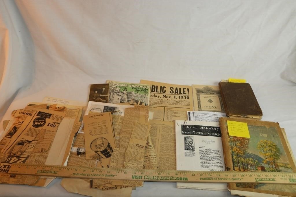 Lot of Vintage Newspapers and More Ephemera