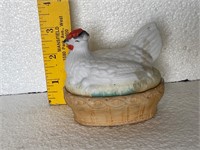 Porcelain Hen on a Nest