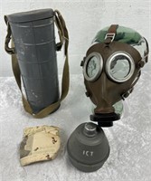 WWII Belgium Gas Mask