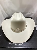 Serratelli Hat 100X Pacifico Cream 4” brim 7 1/2”