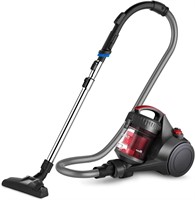 EUREKA Bagless Canister Vacuum Cleaner  Red