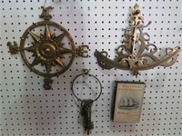 BRASS NAUTICAL ITEMS, JAILERS KEYS