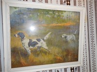 Artwork: 2 Hunting Dogs print