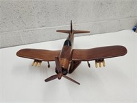 Heavy Wood Model Air Plane19 1/2 x 17"