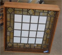 Vtg Stained Glass Window