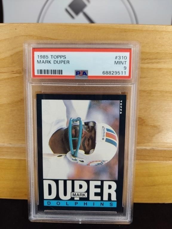 1985 Topps 310 Mark Duper PSA MINT 9