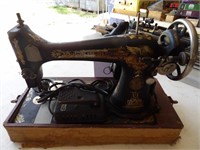 Singer sewing machine in case