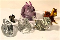 Fenton glass animals & related