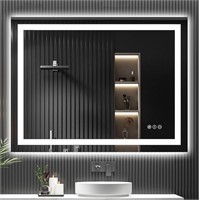 YEELAIT 48x36 Inch LED Bathroom Mirror with Lights