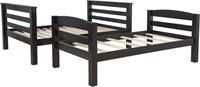 Powell Black Bunk Bed, Twin/Full,