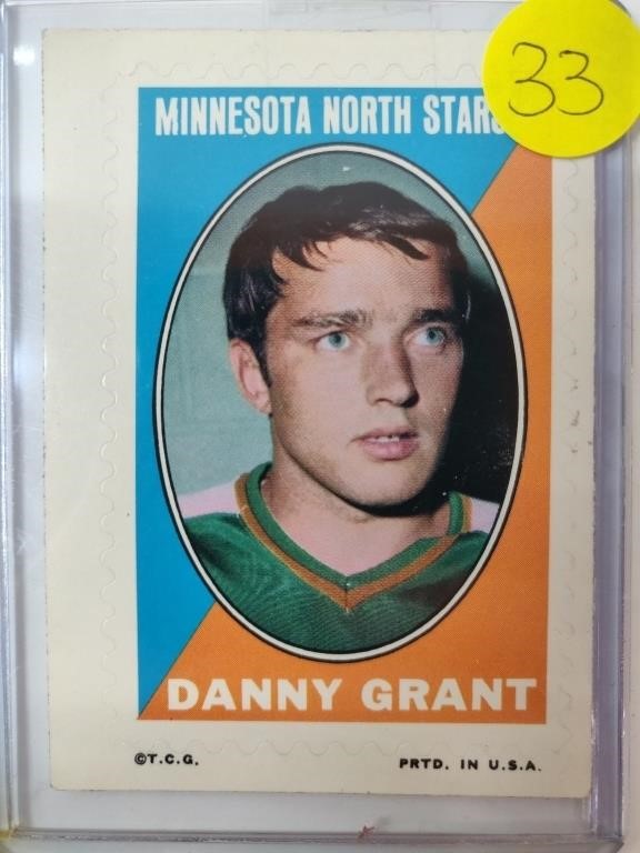 1970-71 Topps Danny Grant Card