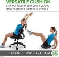 Gaiam Balance Disc Wobble Cushion Stability Core