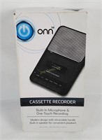 Onn Modern Design Cassette Recorder