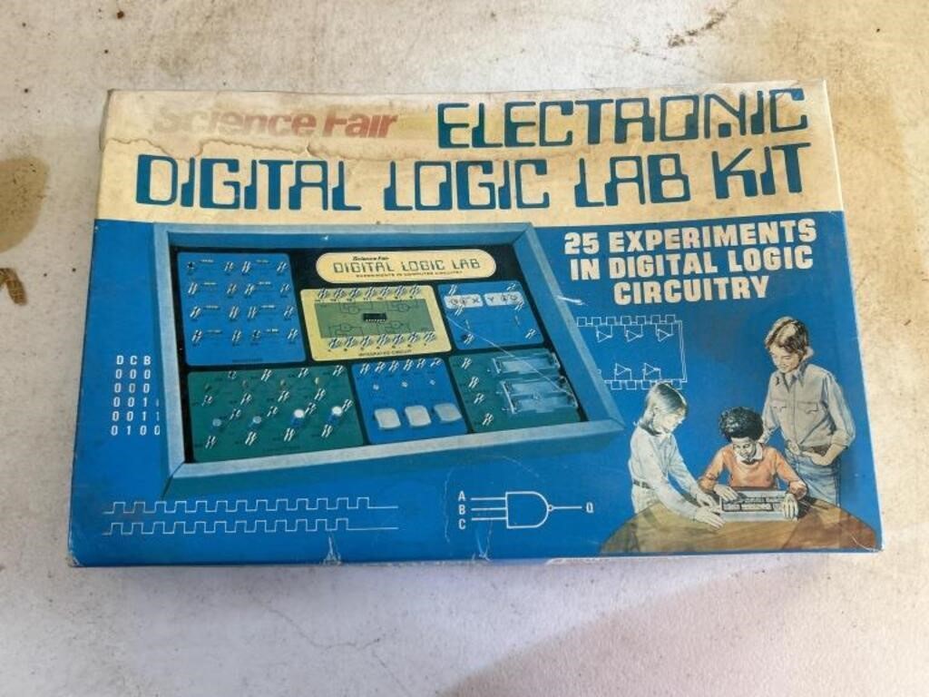 Science fair electronic digital logic lab kit