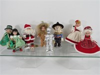 ALEXANDER 8 BOXED DOLL LOT: