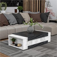 Ebern Designs Coffee Table with Storage $253