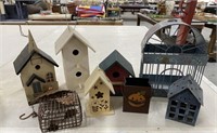 Decorative Birdhouses and Cages