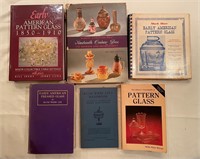 Lot of 6 Pattern Glass Collector's Guide Books