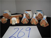 NAVAJO HAND PAINTED POTTERY LOT