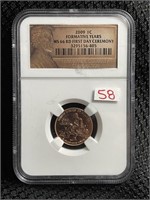 2009 LINCOLN "FORMULATIVE" CENT - NGC MS66RD