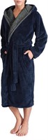 SEALED - David Archy Men's Hooded Fleece Plush