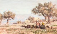 George Macco 1863-1933 German Oil on Canvas