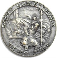 Medal Saint Christopher Be My Guide