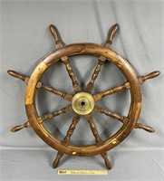 Nautical Wood Ships Wheel