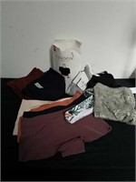 Size large Leggings, underwear, and eight pairs