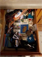 Drawer Full of Misc Office, Household, and More