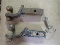 (2) Receiver Hitches + Hitch Pin