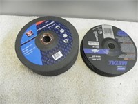 Ten Neiko 7"x1/4"x7/8" grinding disks and