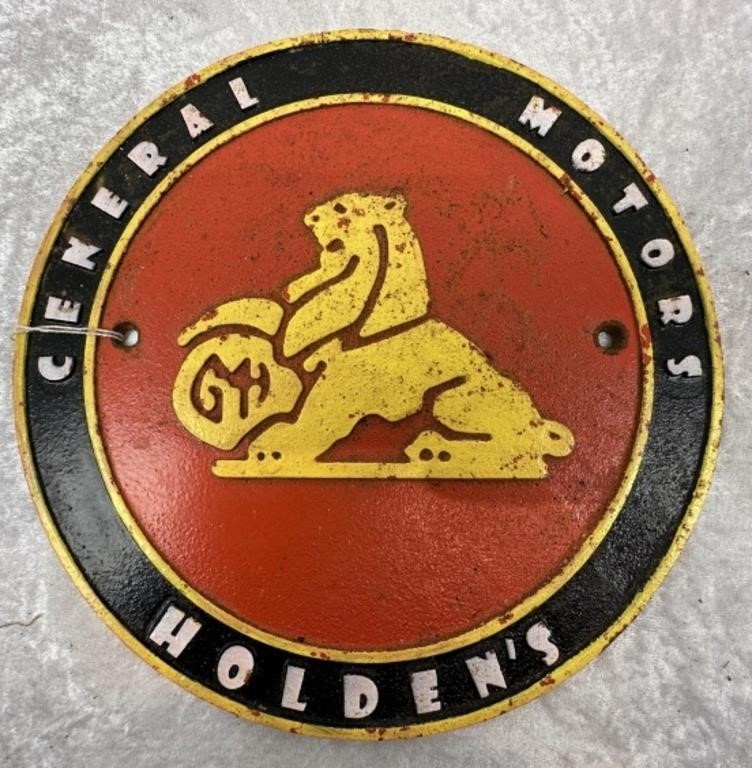 Cast Round "GENERAL MOTORS HOLDENS"