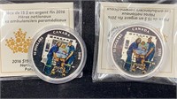 (2) .999 Silver Canadian Hero Series "Paramedics"