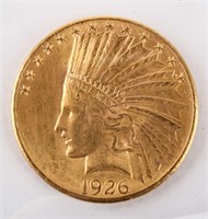 Coin 1926 $10 Indian Head Eagle Gold Coin CH