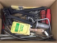 Assorted Springs, Tire Plug Tools, Chain