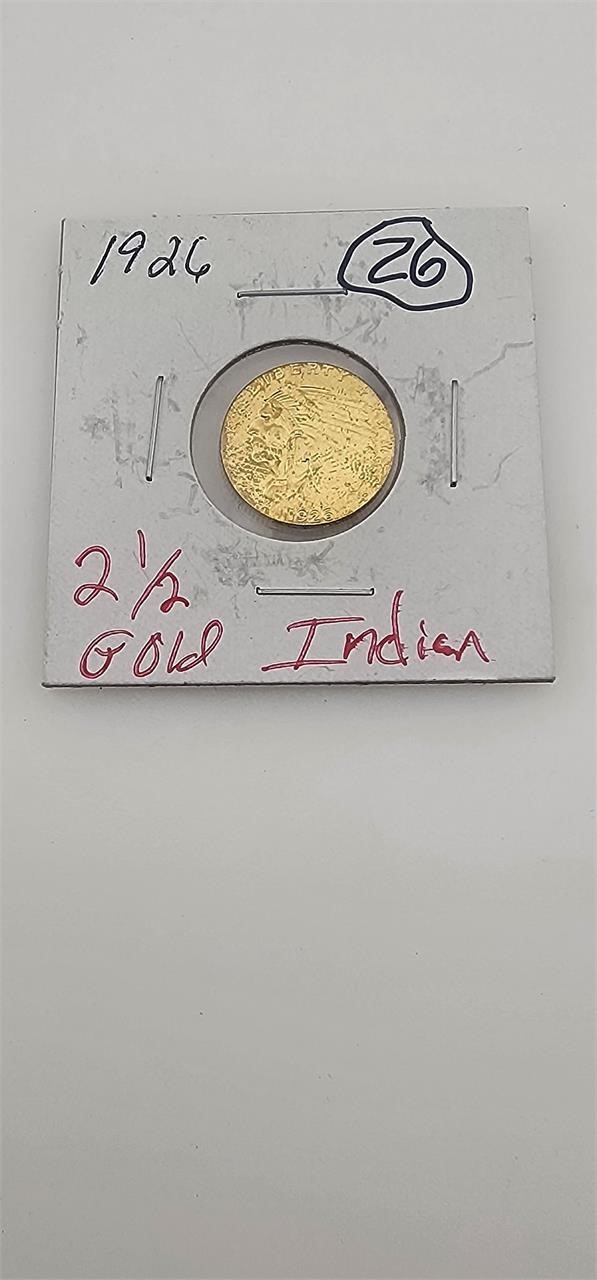 1926 2 1/2 Gold Indian