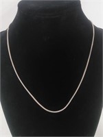 Sterling Silver Necklace 6.4gr, 18in Long
