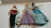 Ertl doll and 3 misc dolls