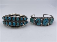 Turquoise and Sterling Bracelets