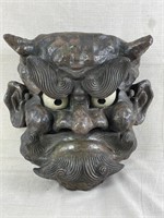 Japanese Pottery Gargoyle Head