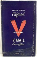 WWII US Official Victory Mail V-Mail Letter Sheets