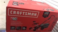 NEW CRAFTSMAN V60 21 IN CORDLESS PUSH MOWER