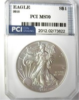 2016 Silver Eagle PCI MS70