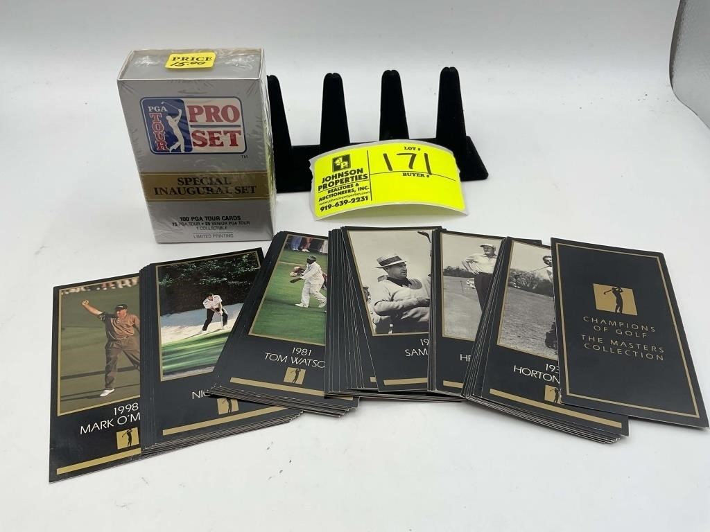 GOLD CARDS PART 1997 MASTERS SET, 1990 PGA TOUR PR