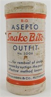 Vintage Becton, Dickinson, & Co. Asepto Snake Bit