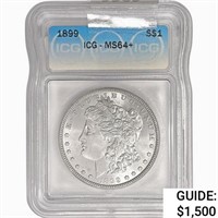 1899 Morgan Silver Dollar ICG MS64+