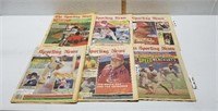 Lot of 6 Autographed Sporting News