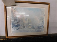 FRAMED PRINT "QUEEN STREET WEST 1984"